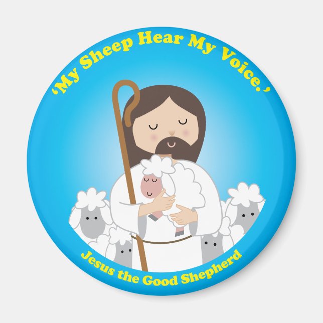 Imán Jesús el Buen Pastor (Frente)