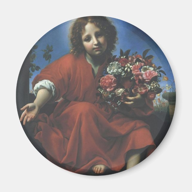 IMÁN JESÚS EL NIÑO FLOR (Frente)