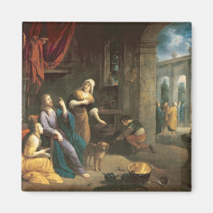 Imán Jesús en el hogar de Martha y de Maria