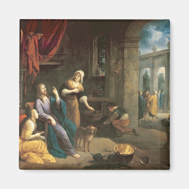 Imán Jesús en la casa de Martha y María (Frente)