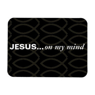 Imán Jesús en mi mente Biblia Cita al Personalizar