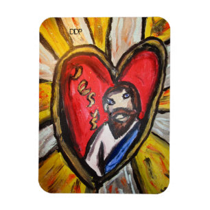 Imán Jesús es brillo ligero