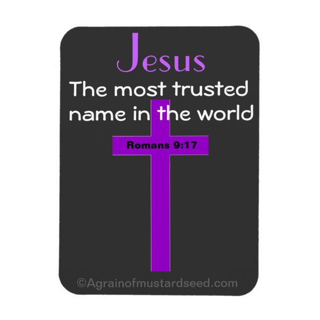 Imán Jesús es el nombre más confiable (Vertical)