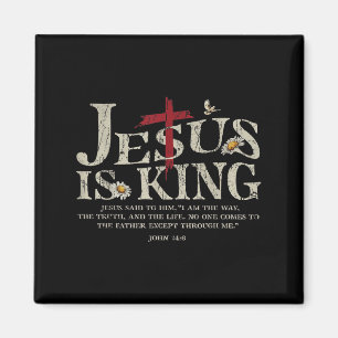 Imán Jesús es el Rey Biblia Verso Juan 14_6 Cristiano D