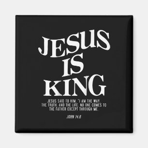 Imán Jesús es el Rey Jesús Juan 146 Vestir cristiano (e