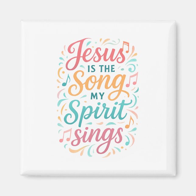 Imán Jesús es la canción que canta mi espíritu (Frente)