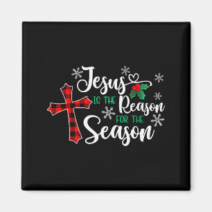 Imán Jesús Es La Razón De La Temporada Navidad Chris