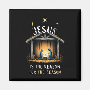 Imán Jesús Es La Razón De La Temporada Navidad Xmas
