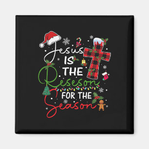 Imán Jesús Es La Razón De La Temporada Navidad Xmas