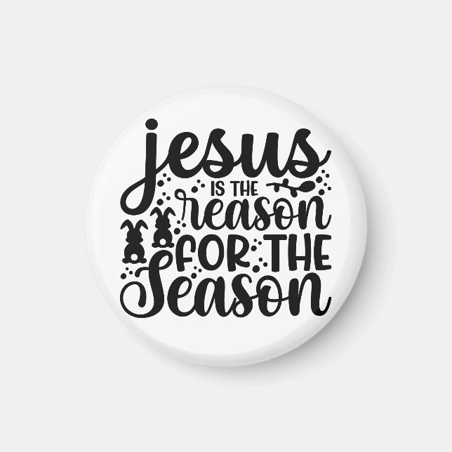 Imán Jesús es la razón de la temporada Navidades Dios (Frente)