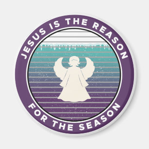 Imán Jesús es la razón para el Ángel de los Navidades d
