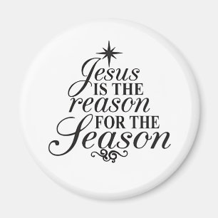 Imán Jesús Es La Razón Para Los Navidades De Temporada