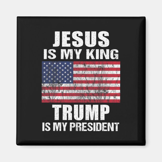 Imán Jesús Es Mi Rey Trump Es Mi Presidente (Frente)