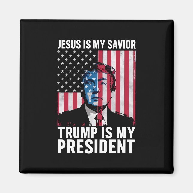 Imán Jesús Es Mi Salvador Trump Es Mi Presidente 2024 (Frente)