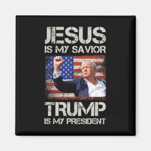 Imán Jesús Es Mi Salvador Trump Es Mi Presidente Americ
