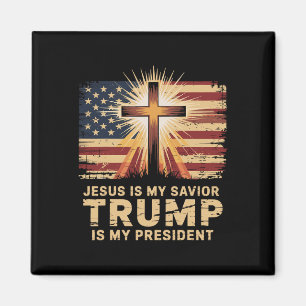 Imán Jesús Es Mi Salvador Trump Es Mi Presidente Bíblic