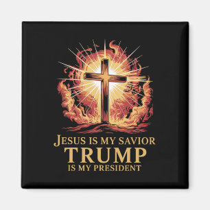 Imán Jesús es mi salvador Trump es mi presidente cristi