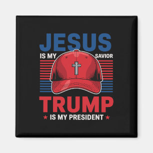 Imán Jesús es mi salvador Trump es mi presidente cristi