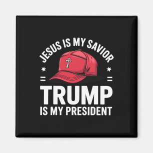 Imán Jesús es mi salvador Trump es mi presidente Religi