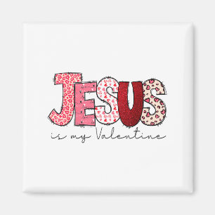 Imán Jesús Es Mi San Valentín Fe Cristiana Religiosa Va