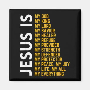 Imán Jesús es todo lo que tengo Cristiano Dios Jesús Re