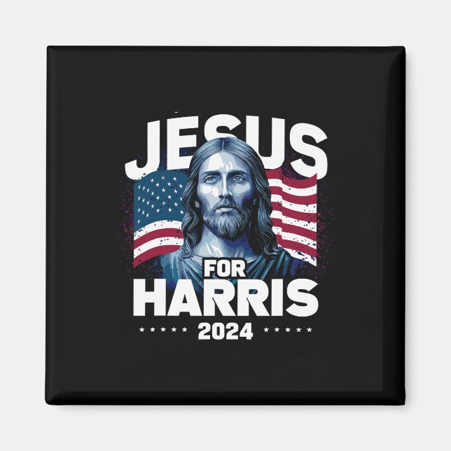 Imán Jesus For Harris Kamala 2024 (Frente)
