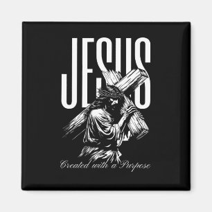 Imán Jesús fue creado con un propósito Vintage Fe sobre