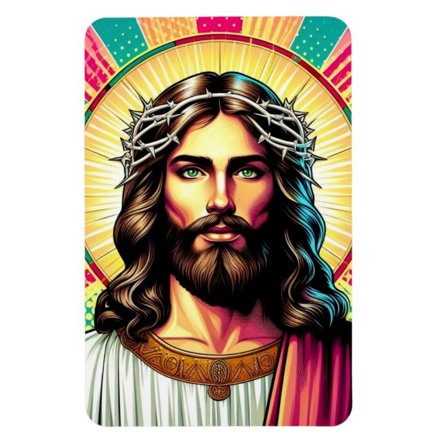 Imán ¡Jesús imán! (Vertical)