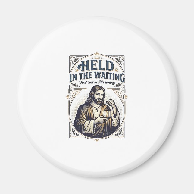 Imán Jesús Infertilidad Intentando Concebir Ánimo (Frente)