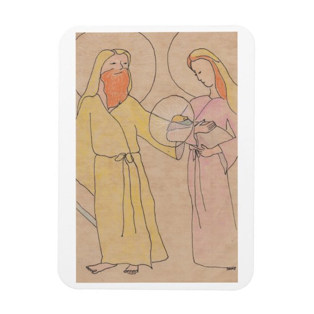 Imán Jesús José y María (Vertical)