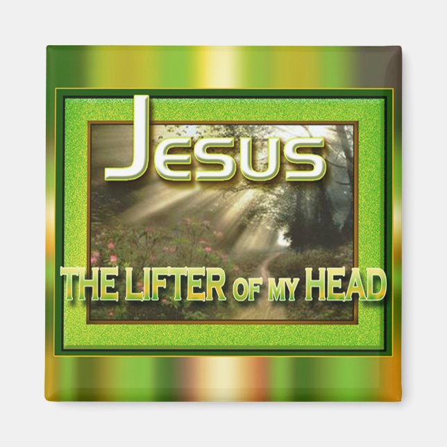 Imán "Jesus - Lifter of my Head" por Cheryl Daniels (Frente)