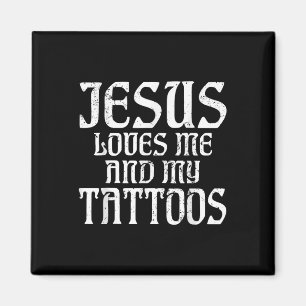 Imán Jesús Me Ama A Mí Y A Mi Tatuaje De Tentos Tattoos