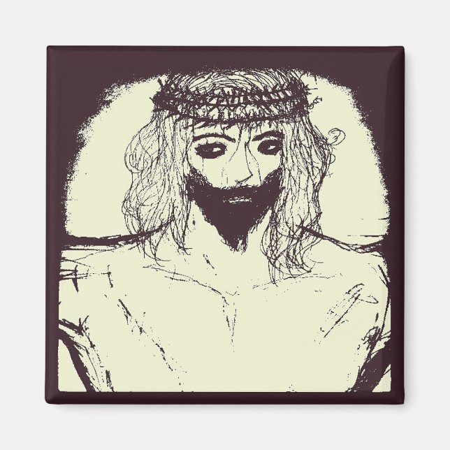 Imán Jesus oscuro salvará al mundo y al mundo alternati (Frente)