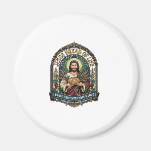 Imán Jesús Pan De Vida Jesús Pan Vida Panadería Cristo