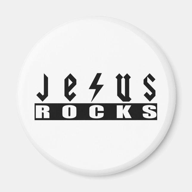 Imán Jesus Rocks (Frente)