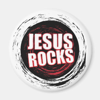 Imán Jesus Rocks 5 Black