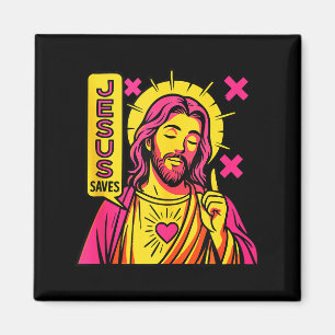 Imán Jesús Salva Anime Cristiano Manga Corazón Sagrado