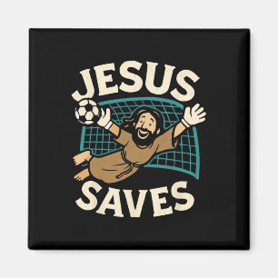 Imán Jesús salva I Fe cristiana I Jesús gol de fútbol