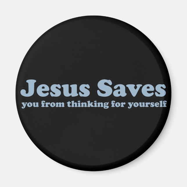 Imán Jesús salva la sátira (Frente)