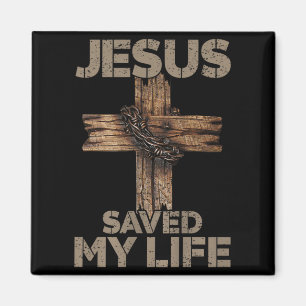 Imán Jesús Salvó Mi Vida Cruz Cristiana Dios Fe Biblia