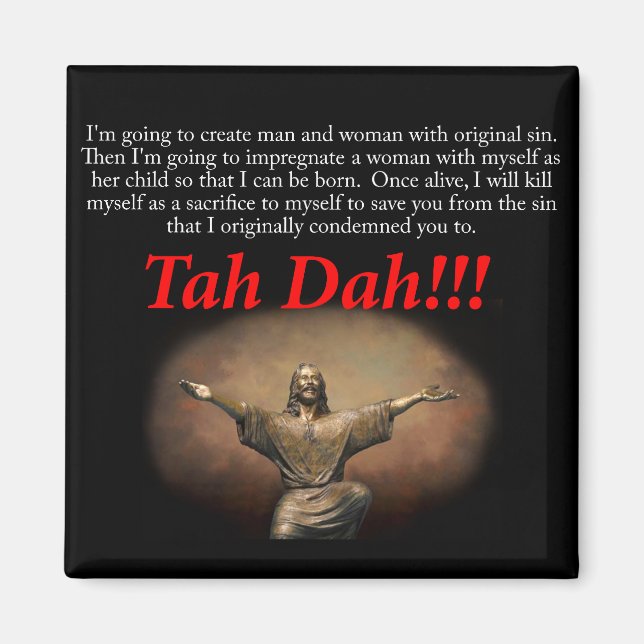 Imán Jesús. ¡Tah Dah! (Frente)
