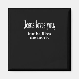 Imán Jesús te ama pero me gusta más Divertida Fe