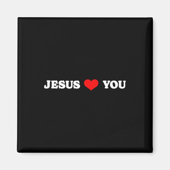 Imán Jesús te ama - Religiosa cristiana (Frente)