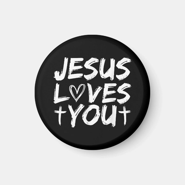 Imán Jesús Te Ama Yo Jesús (Frente)