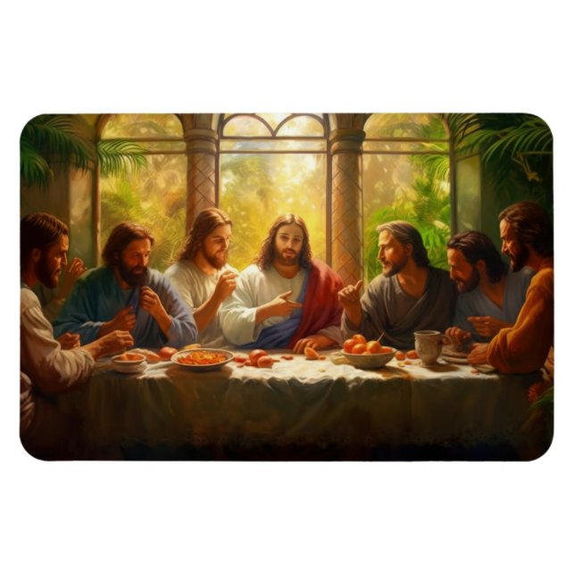 Imán Jesús Última Cena Magnet (Horizontal)