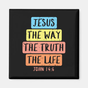 Imán Jesus Way Truth Life John 146 Easter Religious Wom