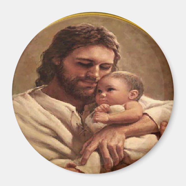 Imán Jesús y niño (Frente)