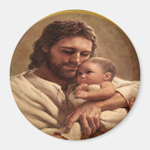 Imán Jesús y niño