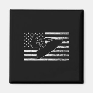 Imán Jetski Embarcación Jet Ski Jet Skier Americano Usa