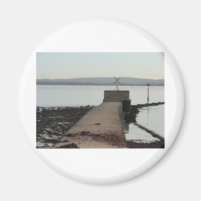 Imán Jetty en Pennington Marsh, Lymington (Frente)